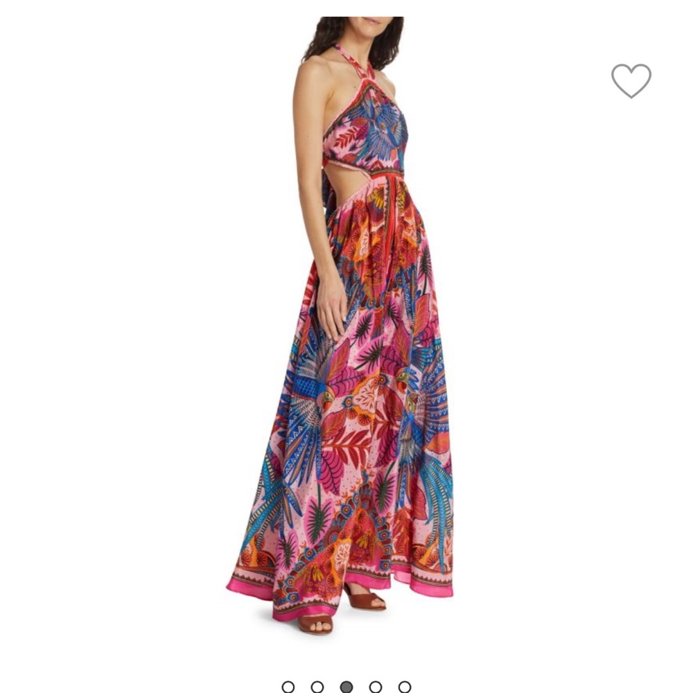 Farm Rio Macaw Scarf Maxi Dress - Picture 4 of 4